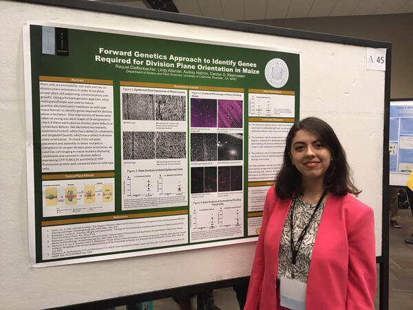 Raquel Dieffenbacher at UCR Undergraduate Research Symposium (May 2019)