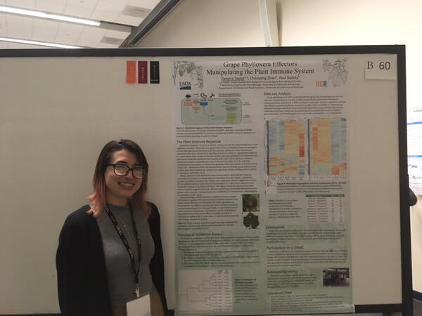 Tamera Taylor at UCR Undergraduate Research Symposium (May 2019)